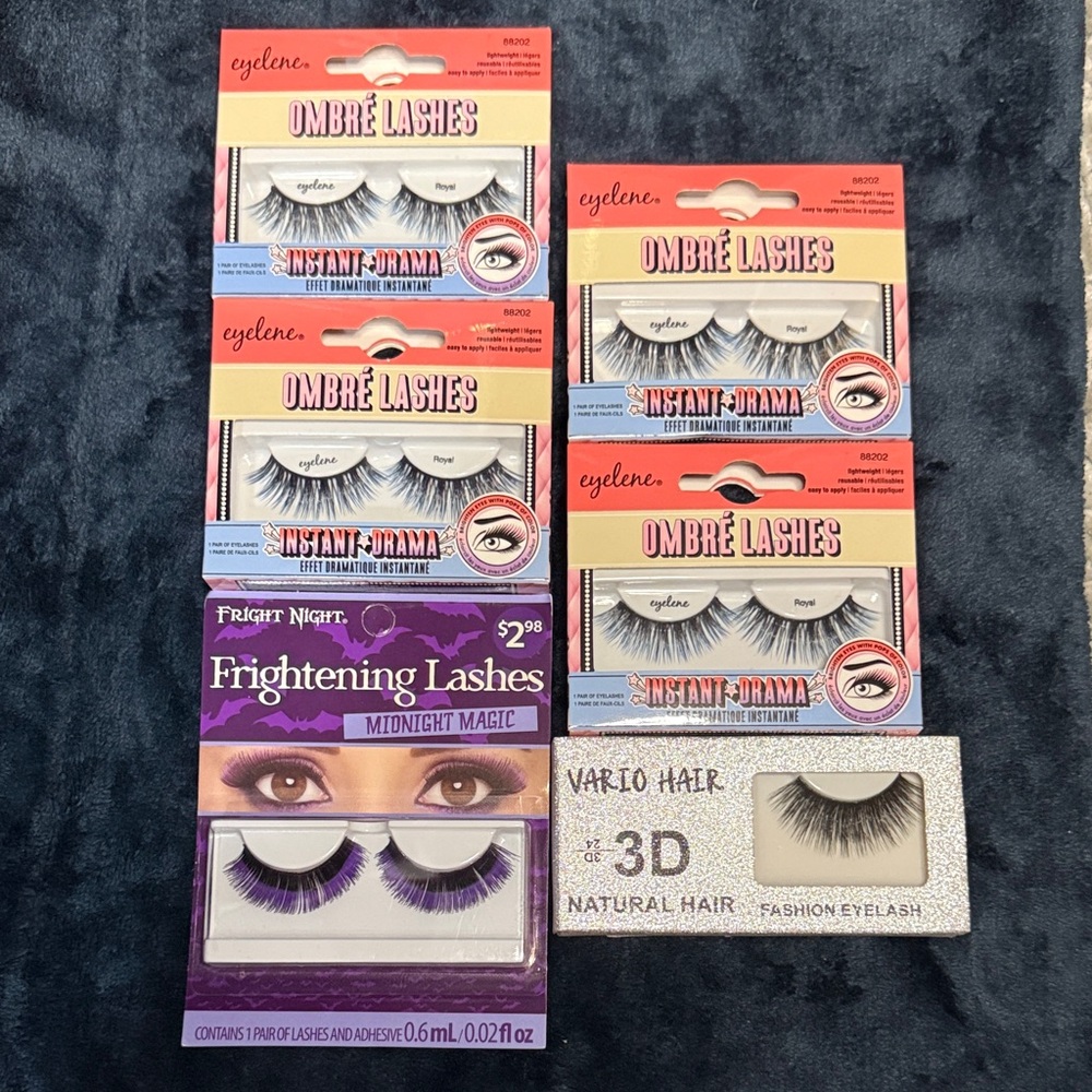 Ombre Lashes - Bold Black and Purple